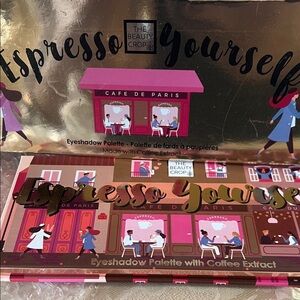 The Beauty Crop Espresso Yourself Eyeshadow Palette - Gold and Red